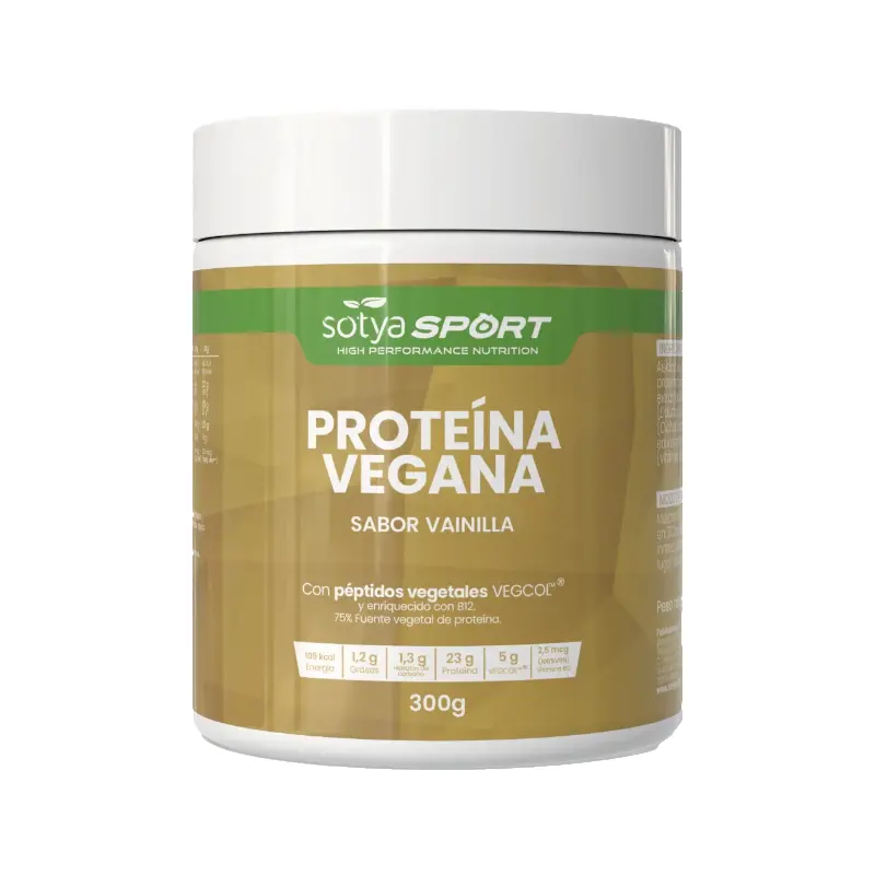 Proteína Vegana Vainilla · Sotya · 300 gramos