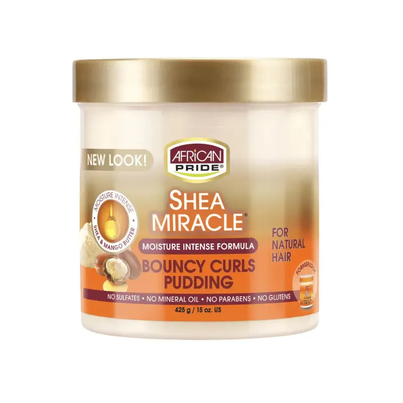 Pudding Para Rizos African Pride Shea Miracle Bouncy Curls 425g