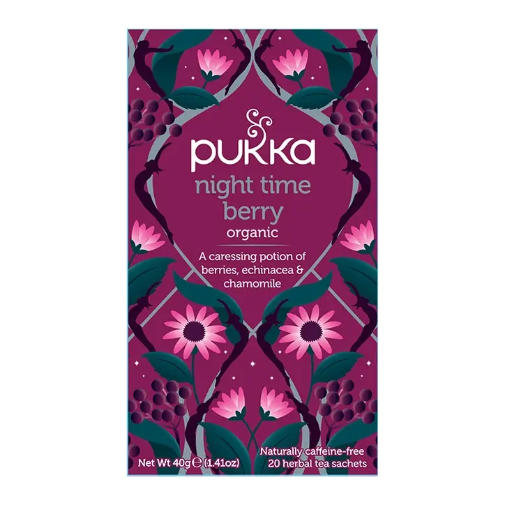 Pukka Noche Té de Bayas Orgánicas - 20 Bolsitas