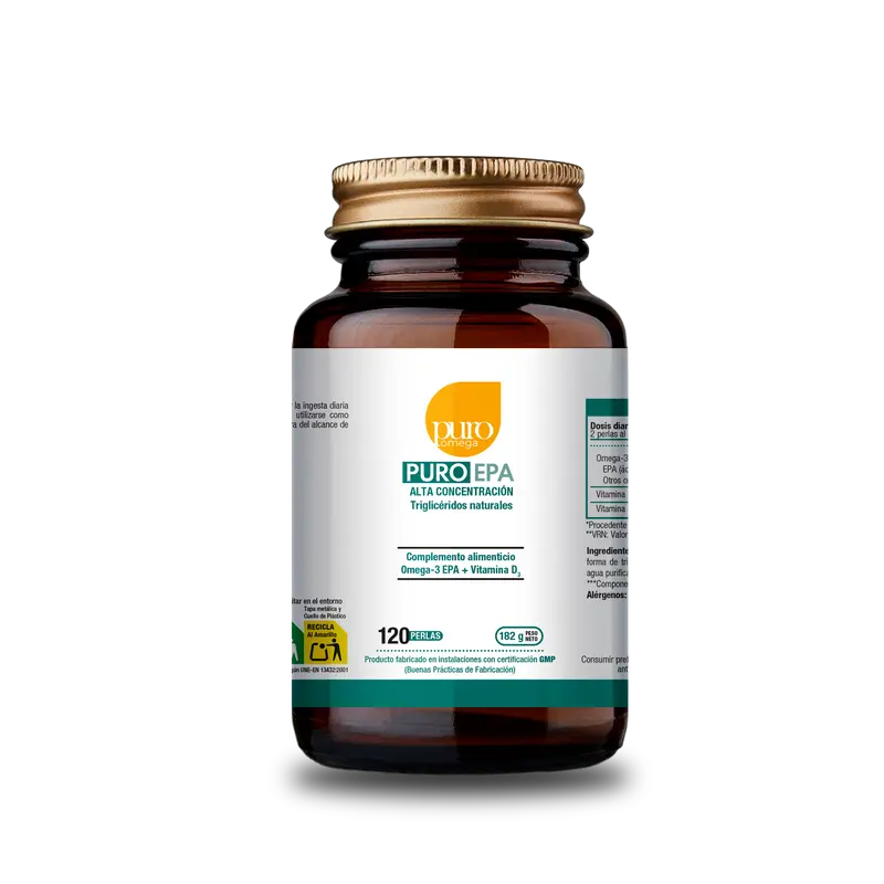 Puro EPA · Puro Omega · 120 perlas
