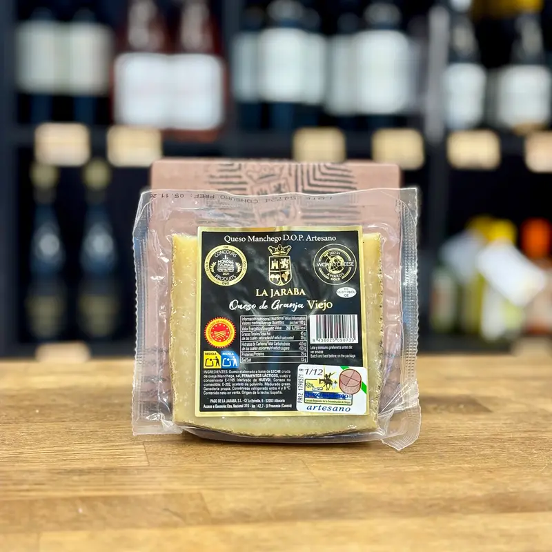 Queso D.O. Manchego artesano gran reserva - Cuña 250 Gr