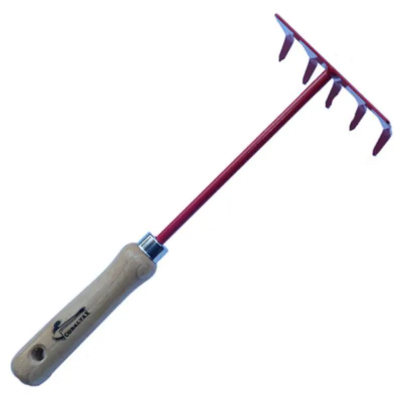 Rastrillo Jardin 5 Puas Puño Madera