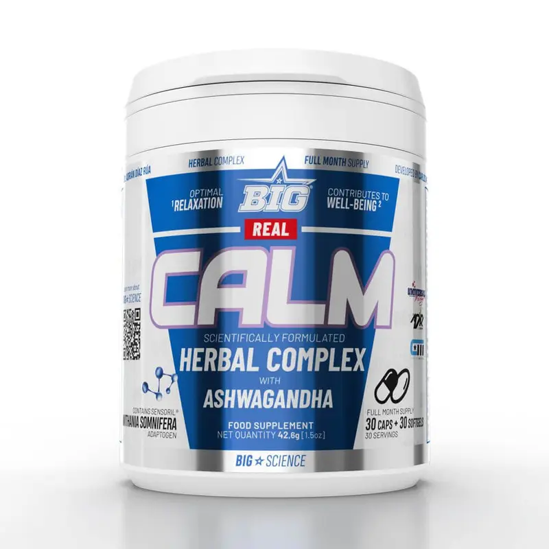 Real Calm - 30 Cápsulas - Anti-estrés - Big