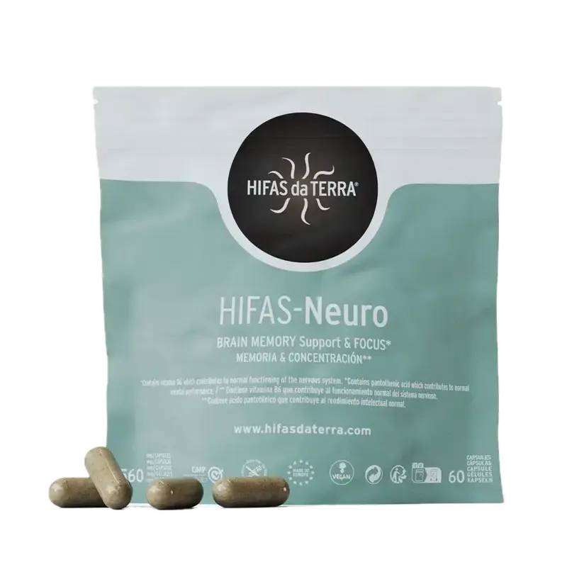 Refill Hifas-Neuro · Hifas da Terra · 60 cápsulas