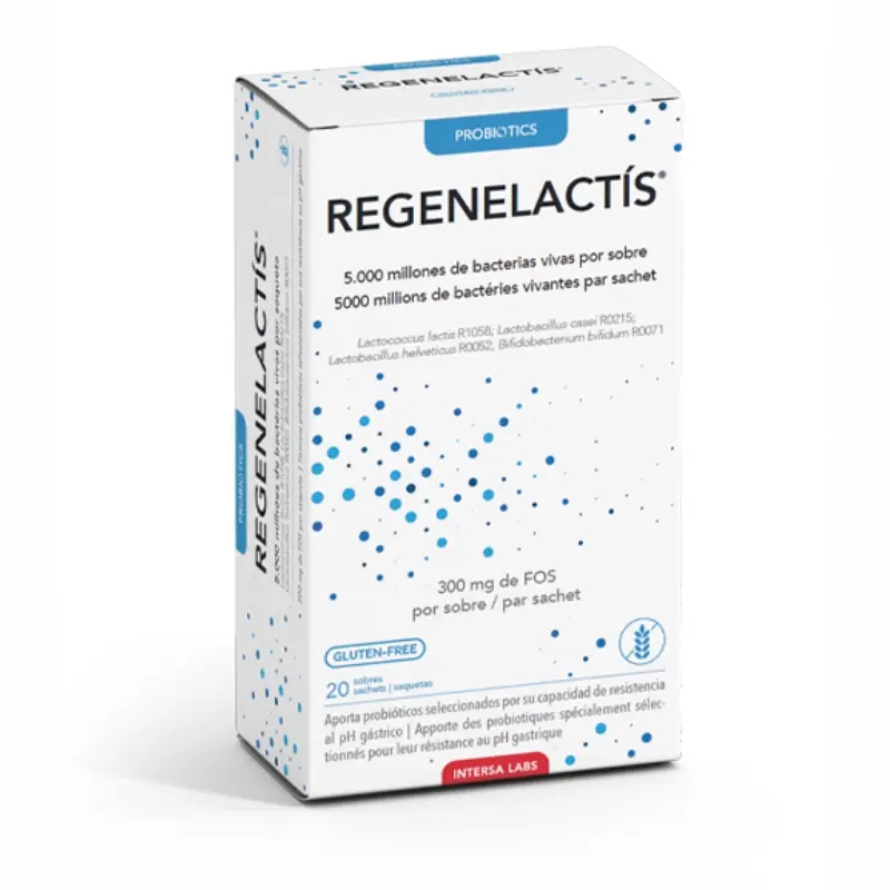 Regenelactis · Dietéticos Intersa · 20 sobres