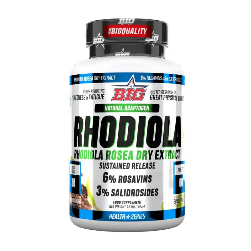 Rhodiola Rosea - 60 Tabletas - Anti-estrés - Big