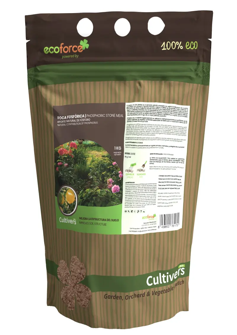 Roca Fosfórica Cultivers 1 Kg