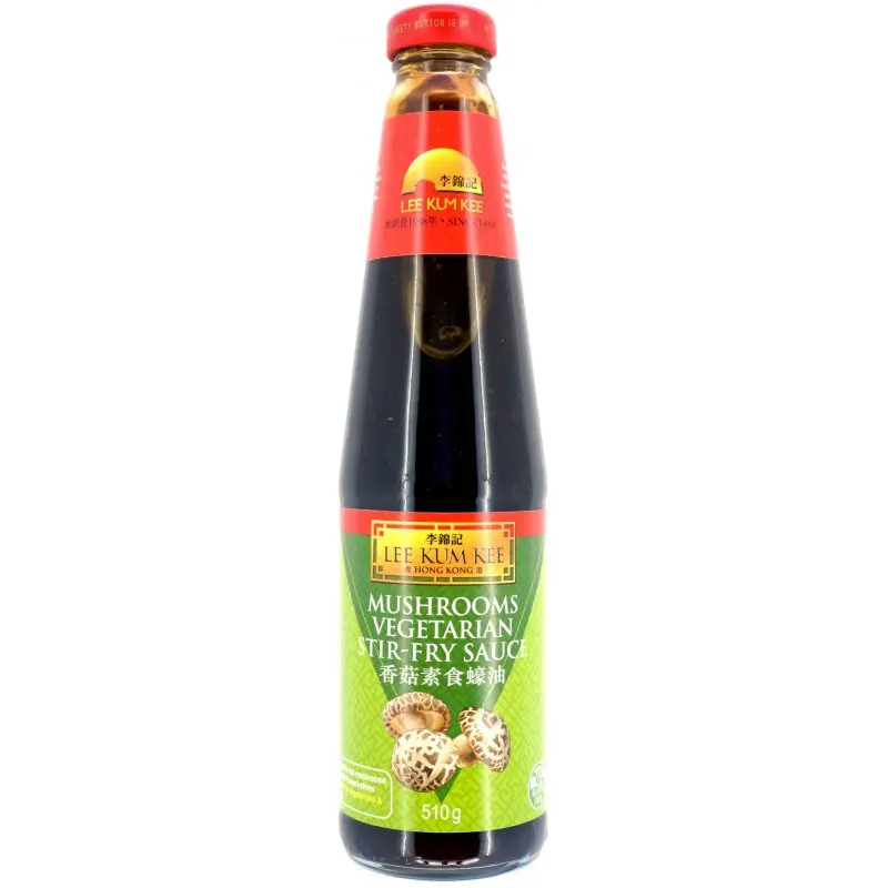 Salsa de Ostra Vegetal Sabor Setas Sin Gluten 500ml