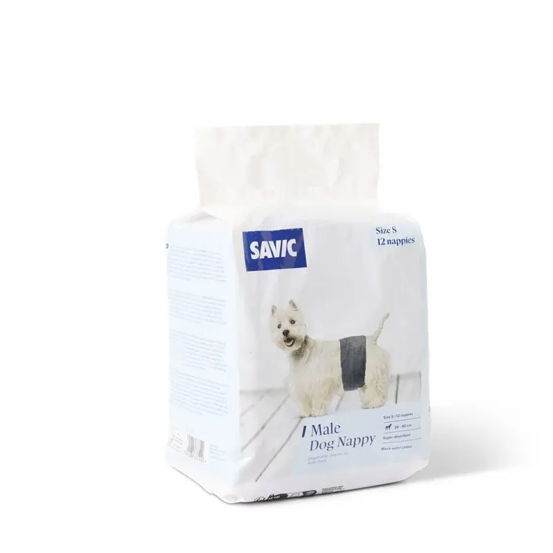 Savic 12 Pañales Perro Macho S 26-40cm