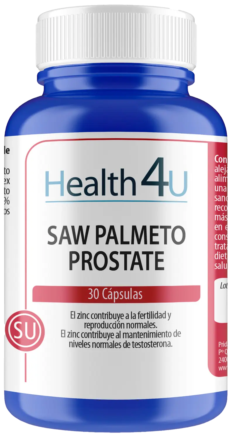 Saw Palmeto-Prostate · Health4U · 30 cápsulas