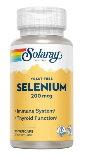 Selenio 200 mcg · Solaray · 90 cápsulas