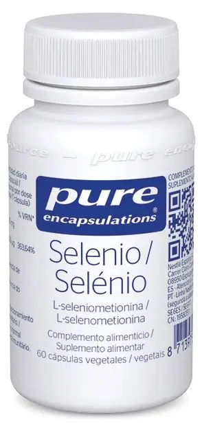 Selenio · Pure Encapsulations · 60 cápsulas