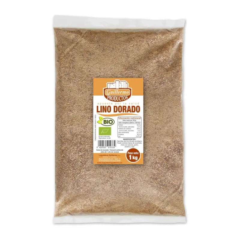 Semillas de Lino Dorado Bio · Guillermo · 1 kg