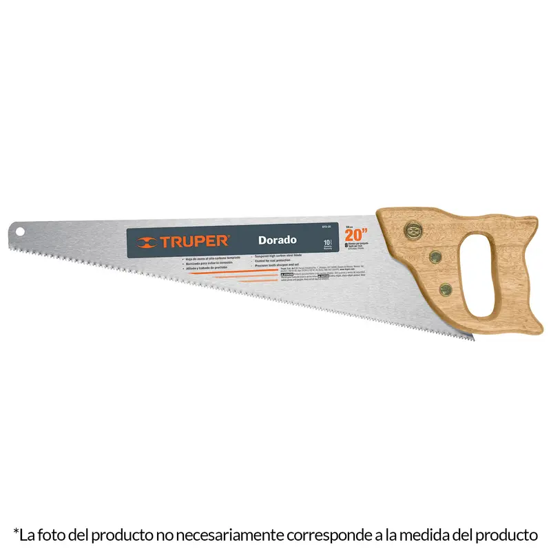 Serrucho De Carpintero 9 Dpp - 45 Cm