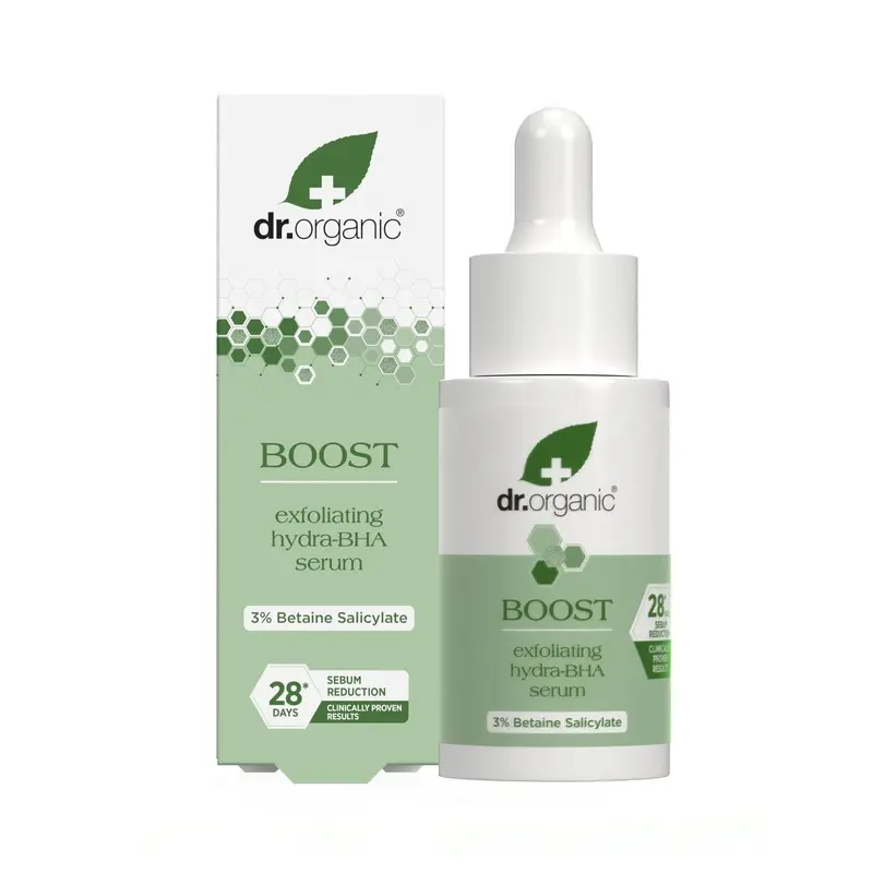 Serum Potenciador Ácidos Bha Hidratante Dr. Organic 30 Ml