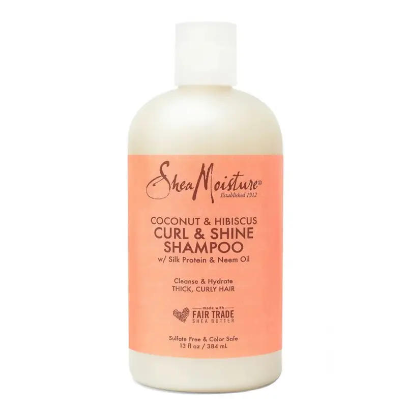 Shea Moisture Coconut And Hibiscus Curl And Shine Champú 384ml