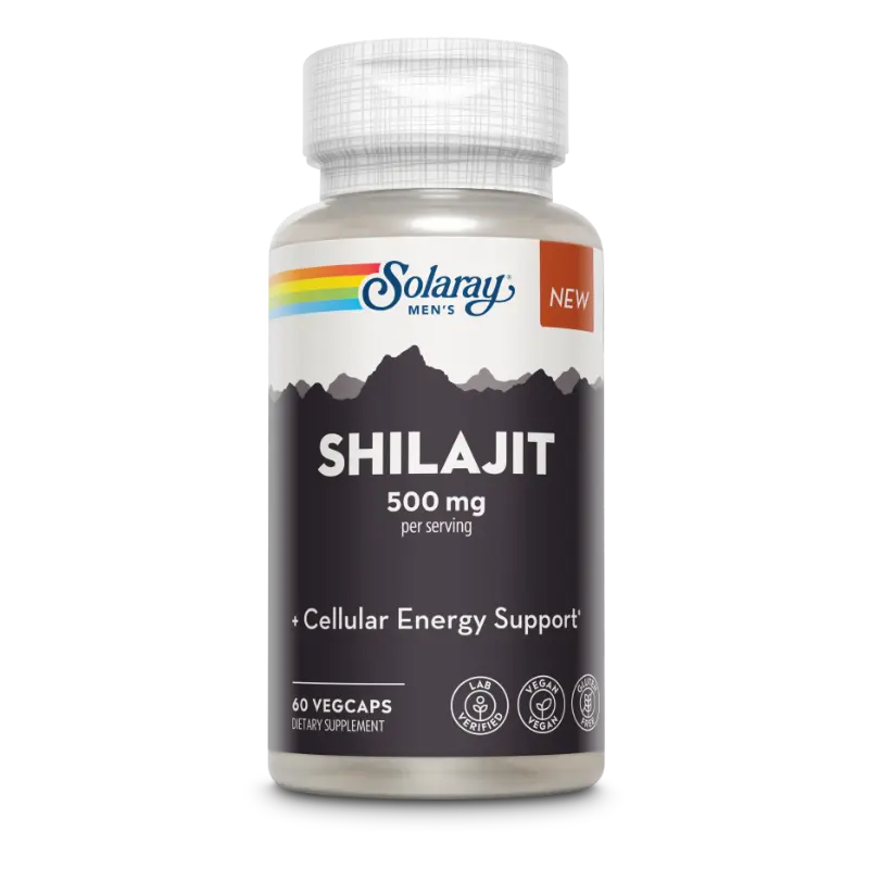Shilajit 500 mg · Solaray · 30 cápsulas