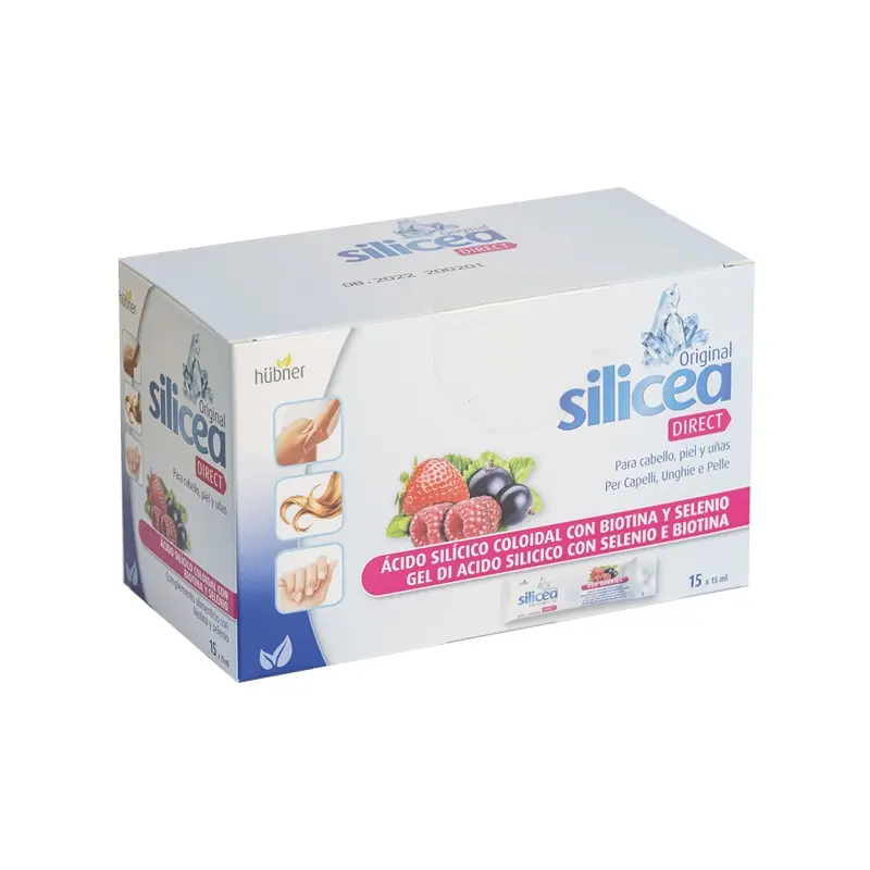 Silicea Direct con Biotina y Selenio · Hübner · 15 sobres