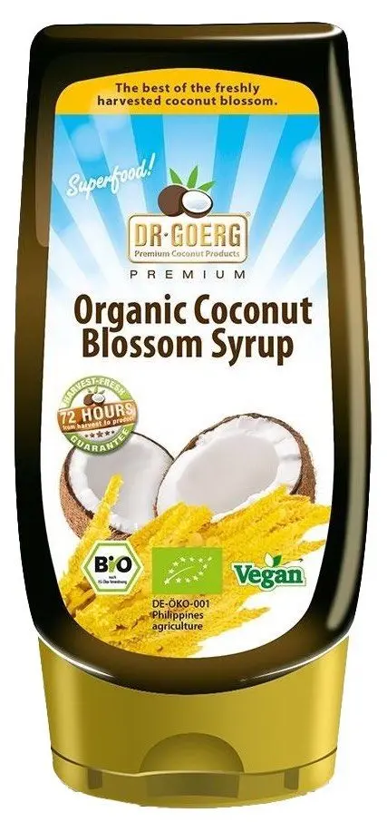 Sirope de Coco Premium Bio · Dr. Goerg · 350 gramos
