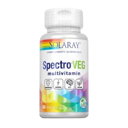 Spectro Multi-Vita-Min · Solaray · 60 cápsulas