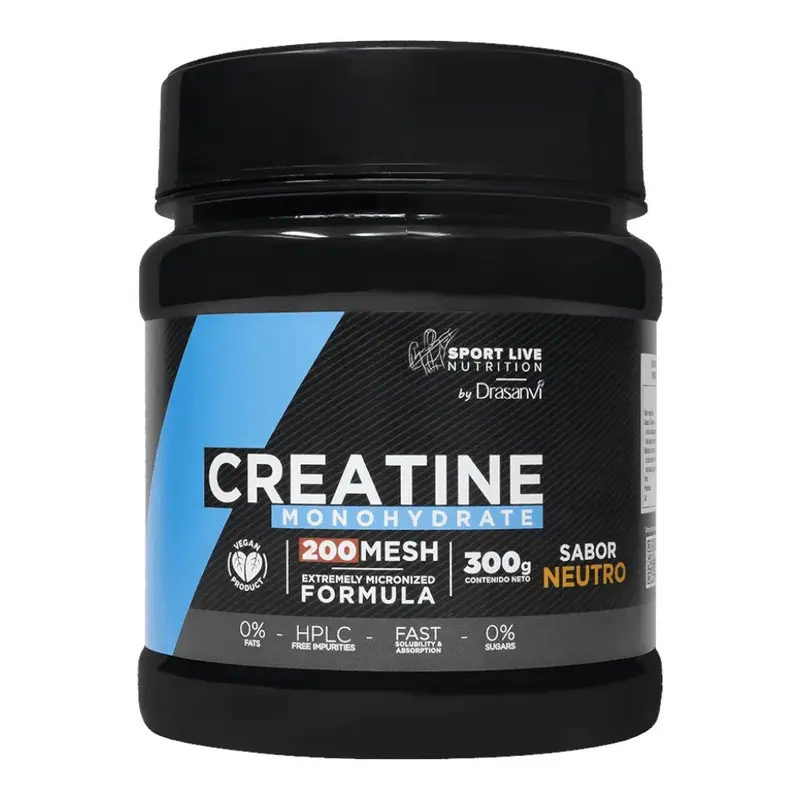 Sport Live 100% Creatine Monohydrate 200 Mesh 300 Gr