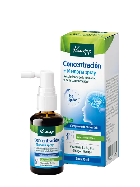 Spray Concentración + Memoria · Kneipp · 30 ml