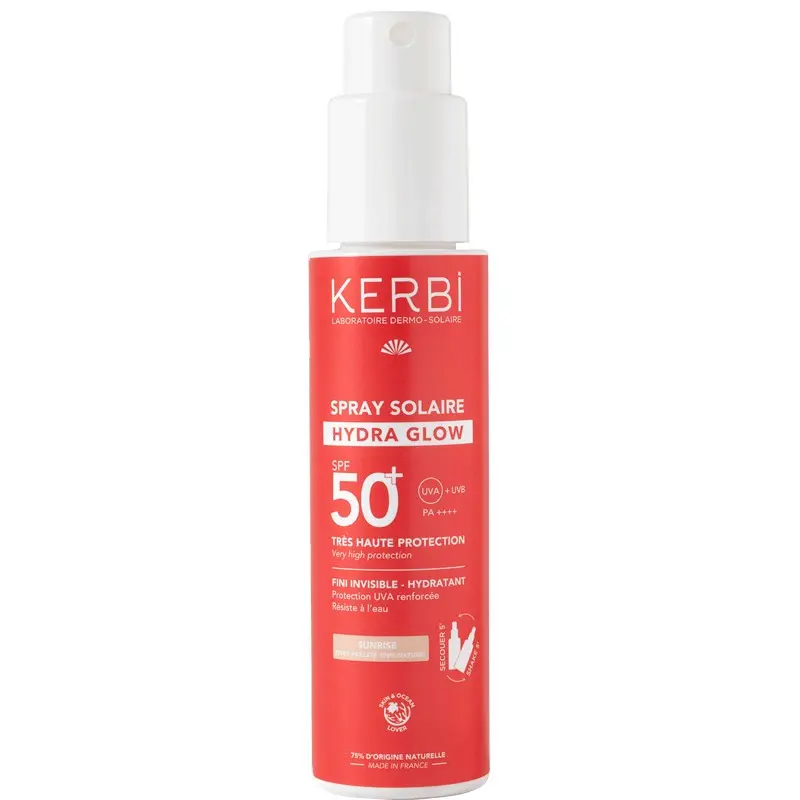 Spray Solar Hydra Glow SPF50 · Kerbi · 100 ml