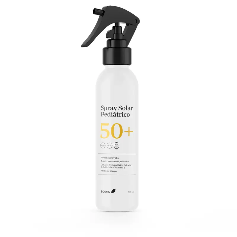 Spray Solar Pediátrico SPF 50+ · Ebers · 200 ml