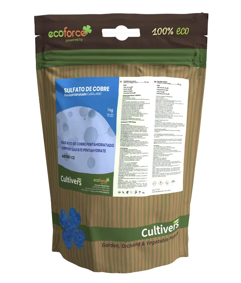 Sulfato De Cobre Cultivers 5 Kg