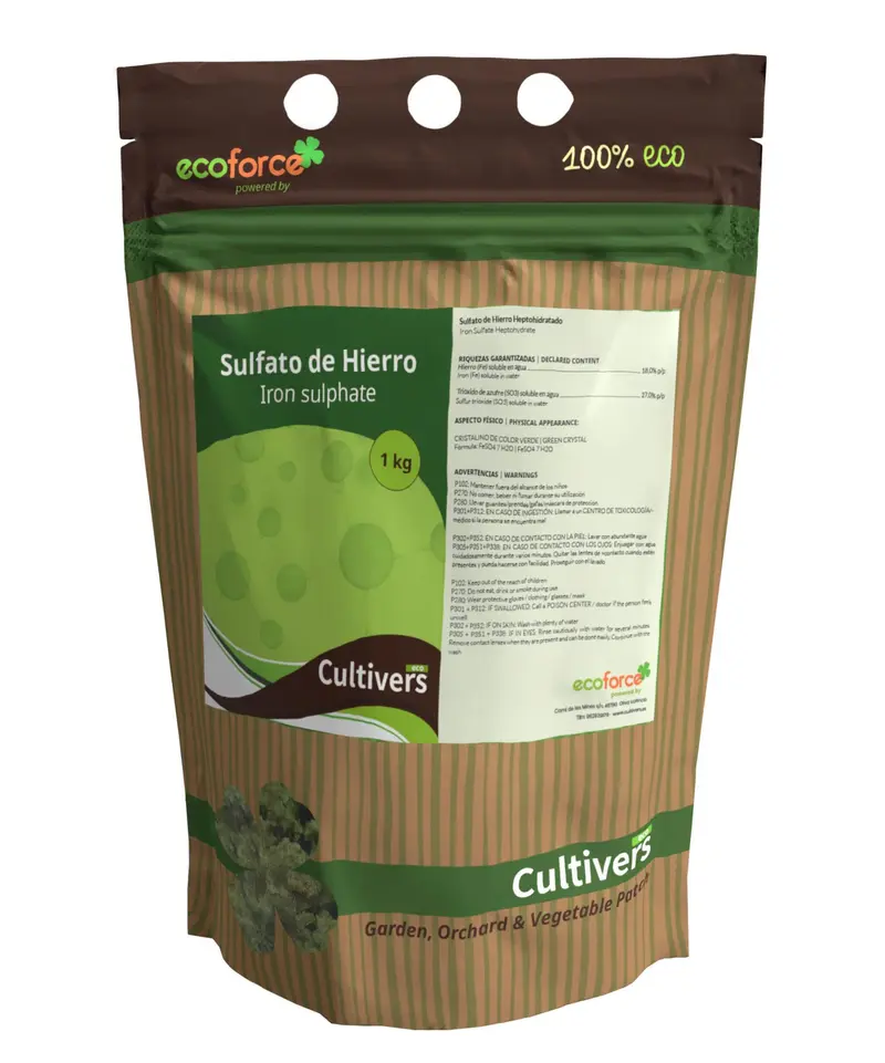 Sulfato De Hierro Cultivers 2x1kg