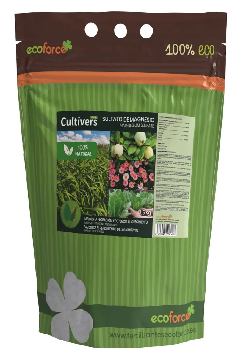 Sulfato De Magnesio Cultivers 25 Kg