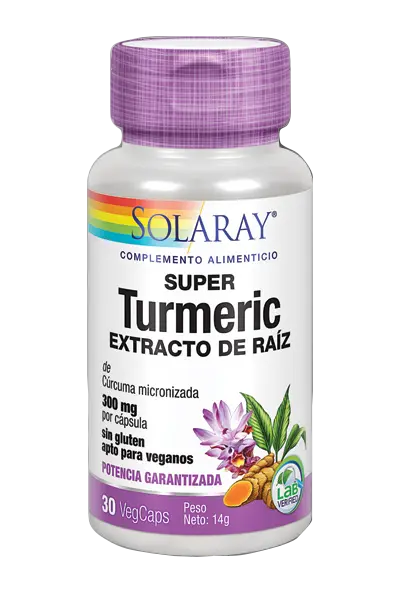 Super Turmeric (Curcuma) · Solaray · 30 cápsulas