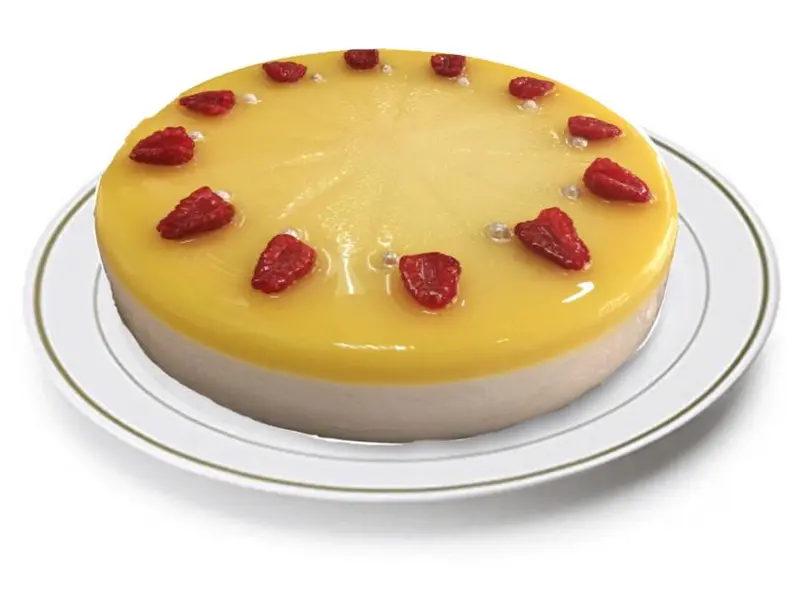 Tarta Semifría de Piña Colada