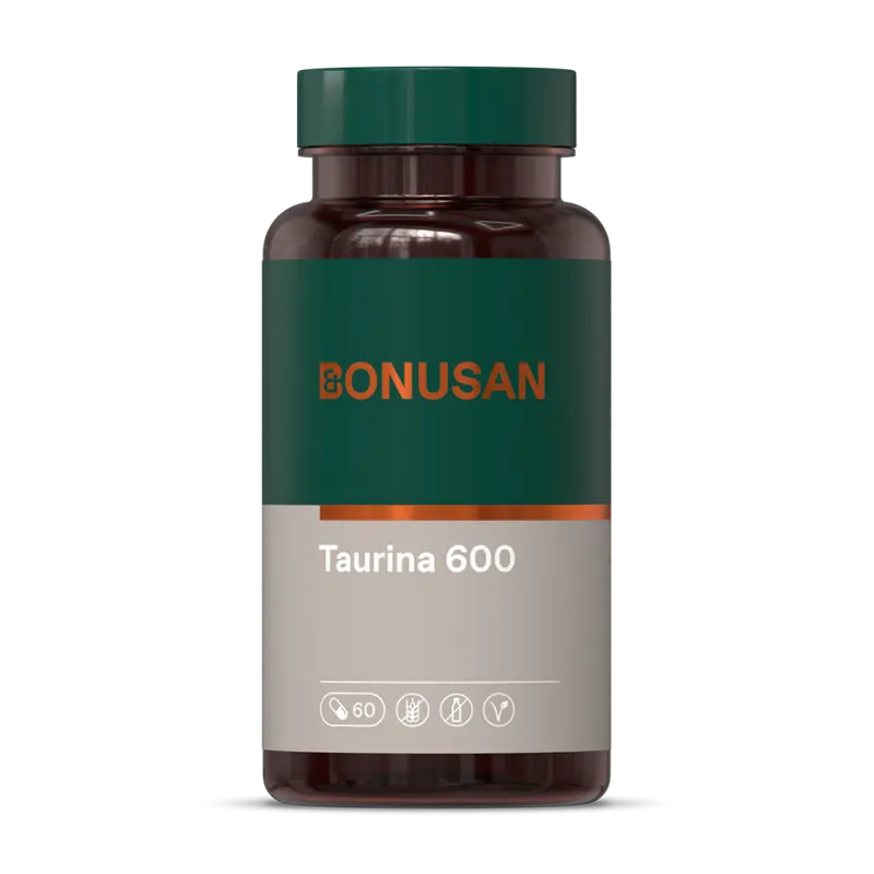Taurina 600 mg · Bonusan · 60 cápsulas