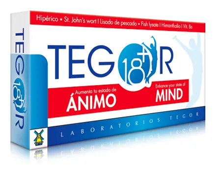 Tegor 18 + Ánimo · Tegor · 40 cápsulas