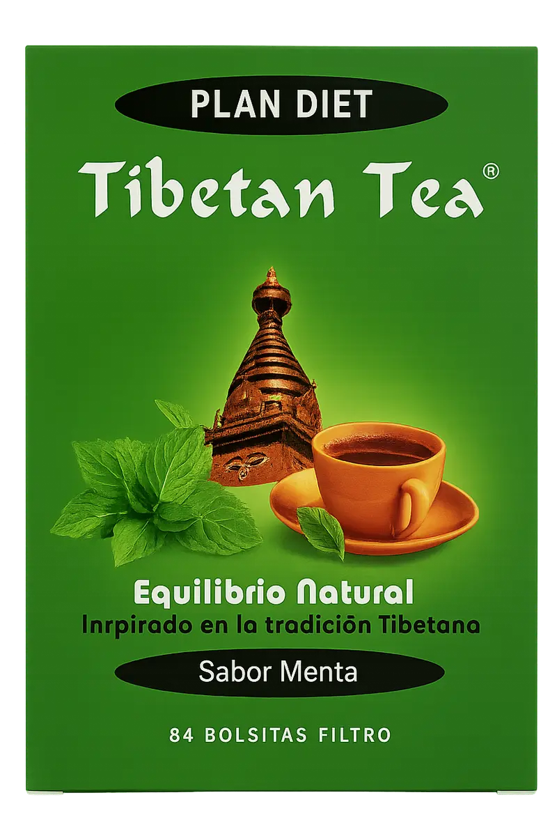 Tibetan Tea · Sabor Menta · 84 bolsitas