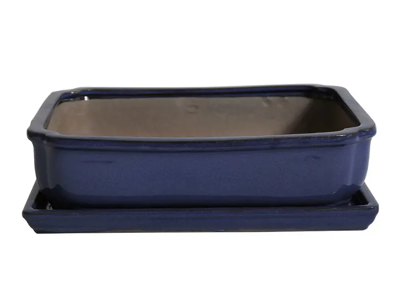 Tiesto Laxe Azul Con Plato 31x25x9cm