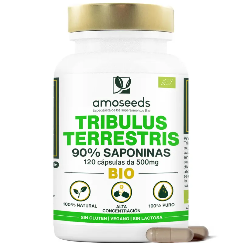 Tribulus Bio, 90% De Saponinas | 120 Cápsulas