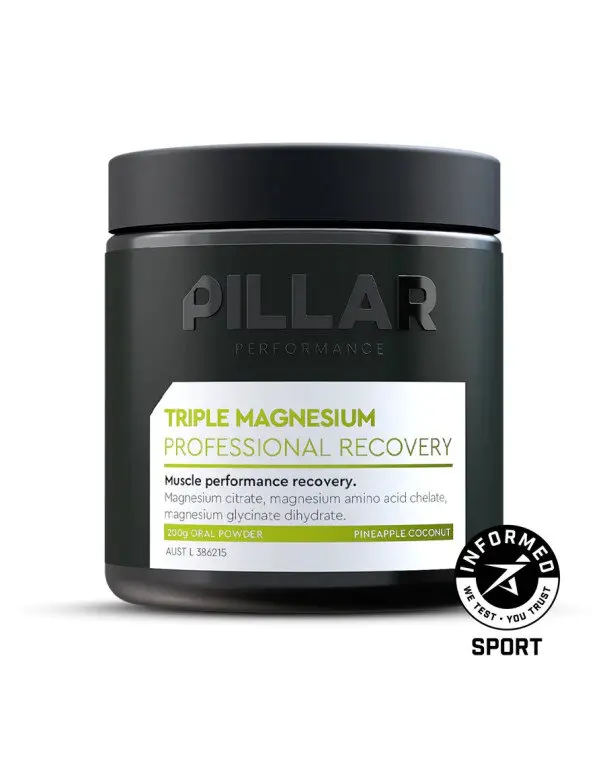 Triple Magnesium Piña-Coco · Pillar Performance · 200 gramos