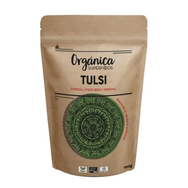 Tulsi Bio 100g- Orgánica Superfoods