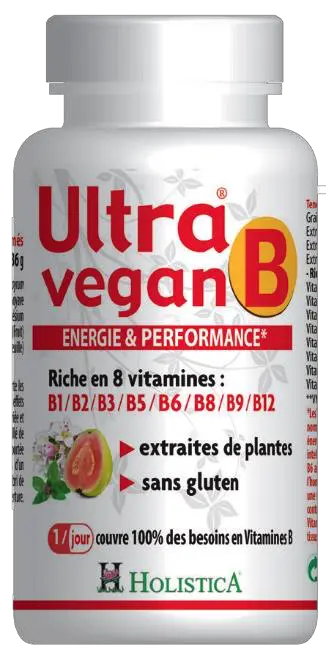 Ultra Vegan B · Holistica · 30 comprimidos