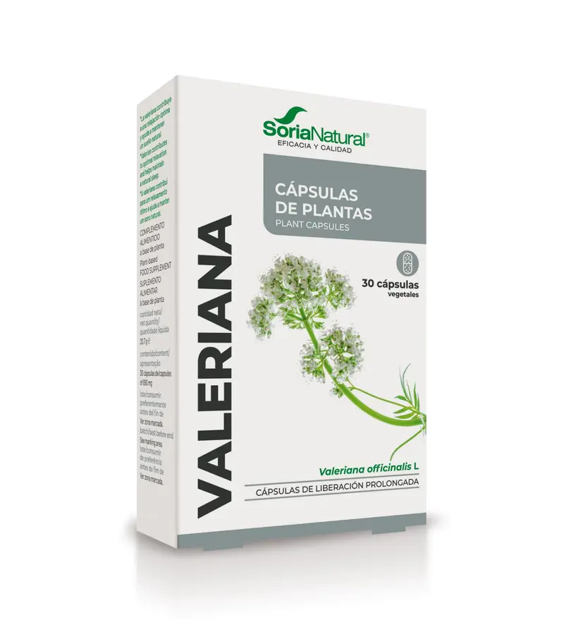 Valeriana · Soria Natural · 30 cápsulas