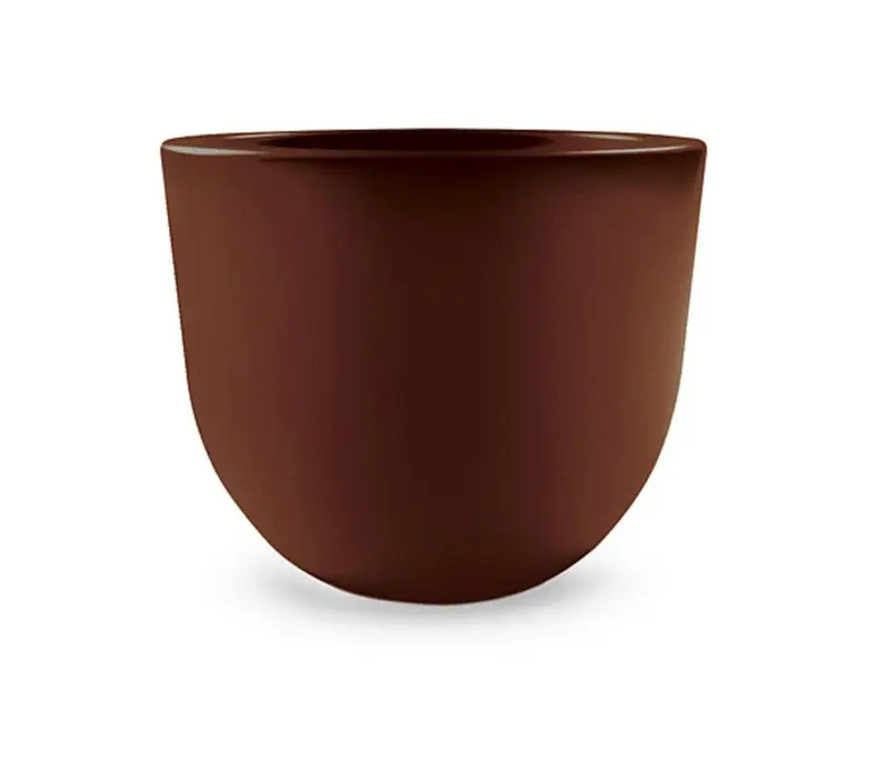 Veca Macetero Plástico Eggy Bronce 35cm