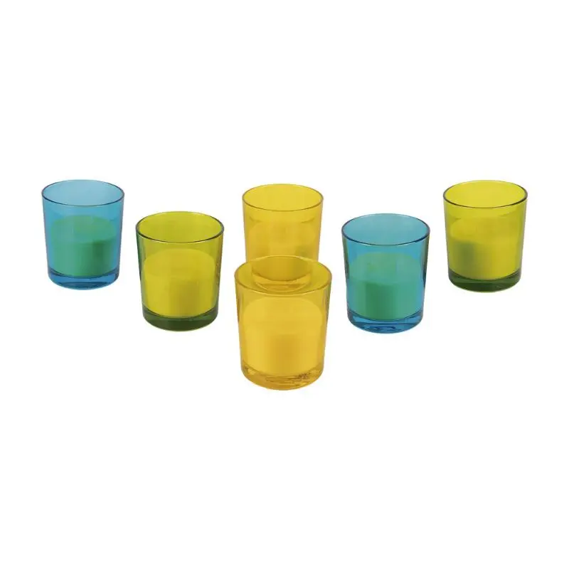 Vela Aromática De Citronela Vaso Decorado 200 G