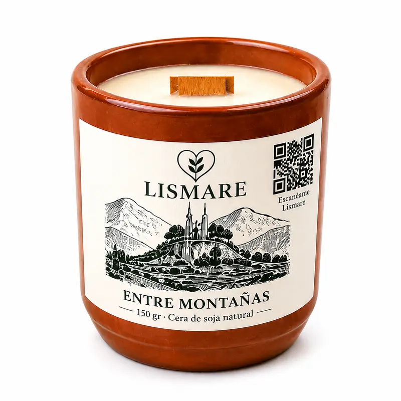 Vela De Soja "Entre Montañas " 150 g