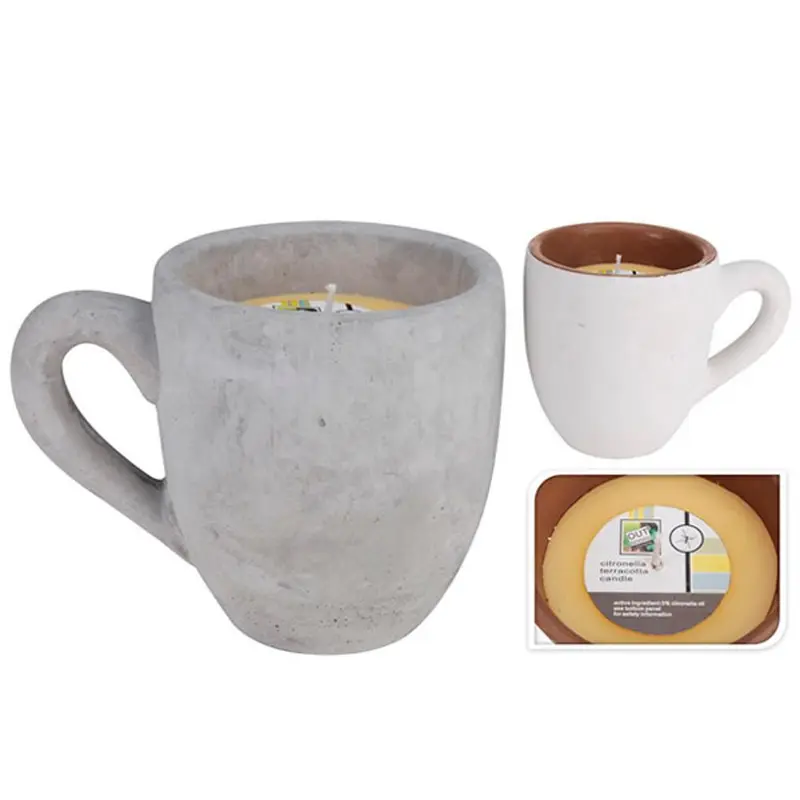 Vela Taza Con Citronela
