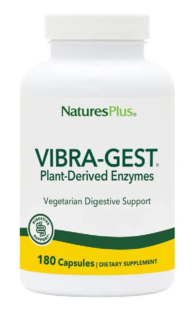 Vibra-Gest · Nature's Plus · 180 cápsulas
