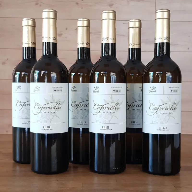 Vino blanco Capricho D.O. Bierzo - Caja de 6 botellas