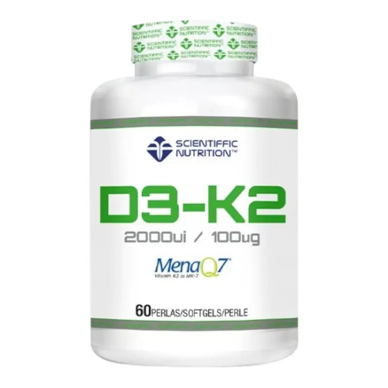 Vit D3 2000 Ui + K2 100 Mcg 60 Perlas