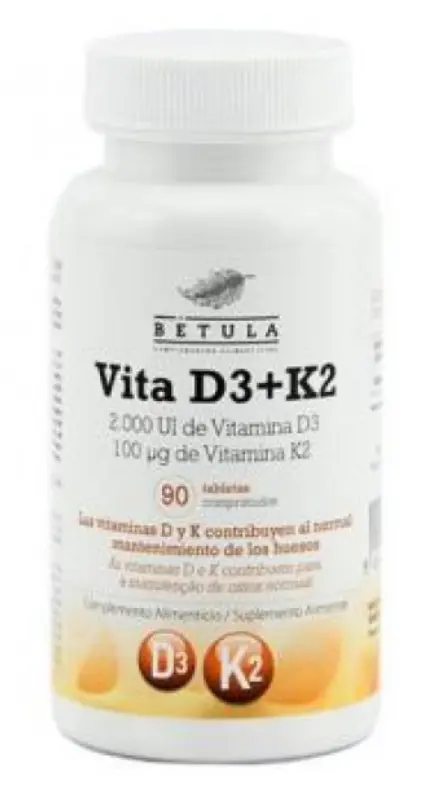 Vita D3 + K2 · Betula · 90 comprimidos
